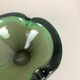 Heavy Murano Glass "Green" Bowl Element Shell Ashtray Murano, Italy, 1970s