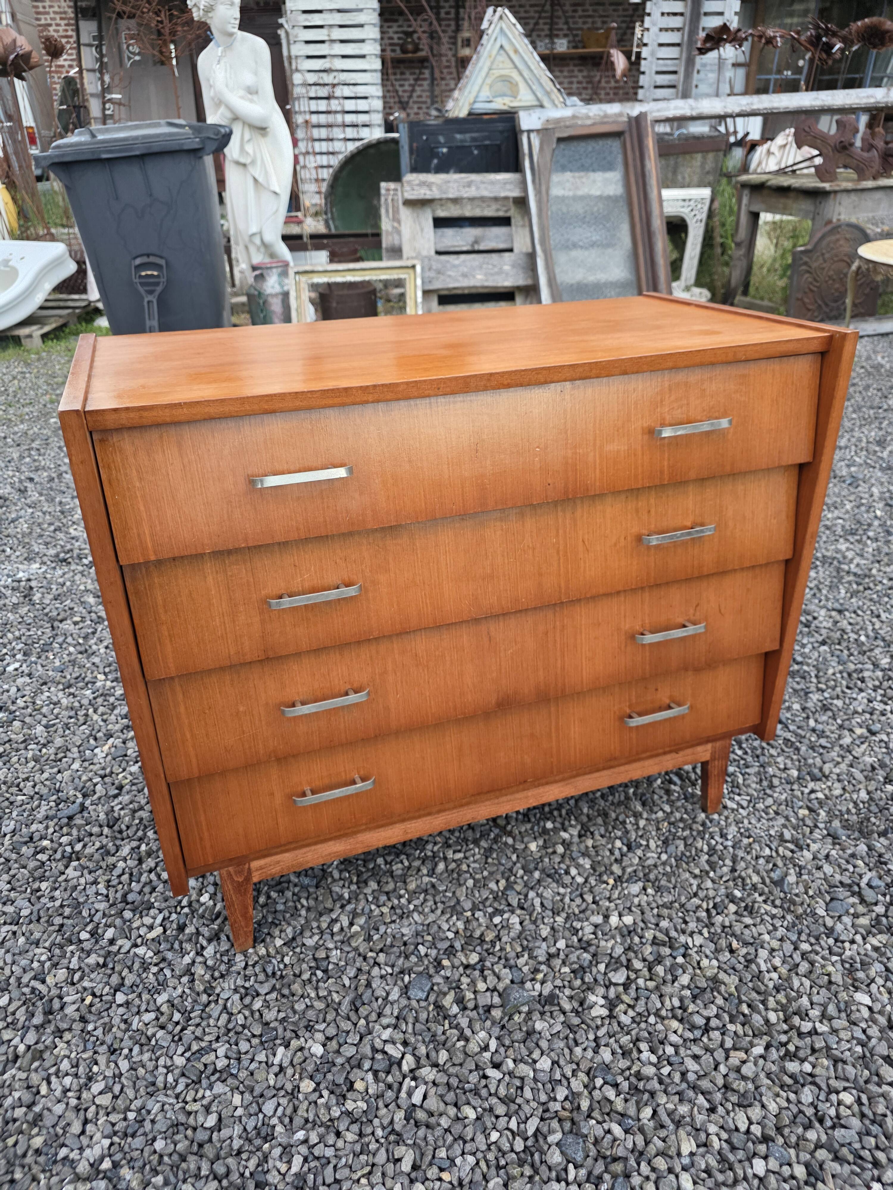Vintage teak commode from the 1960s.
