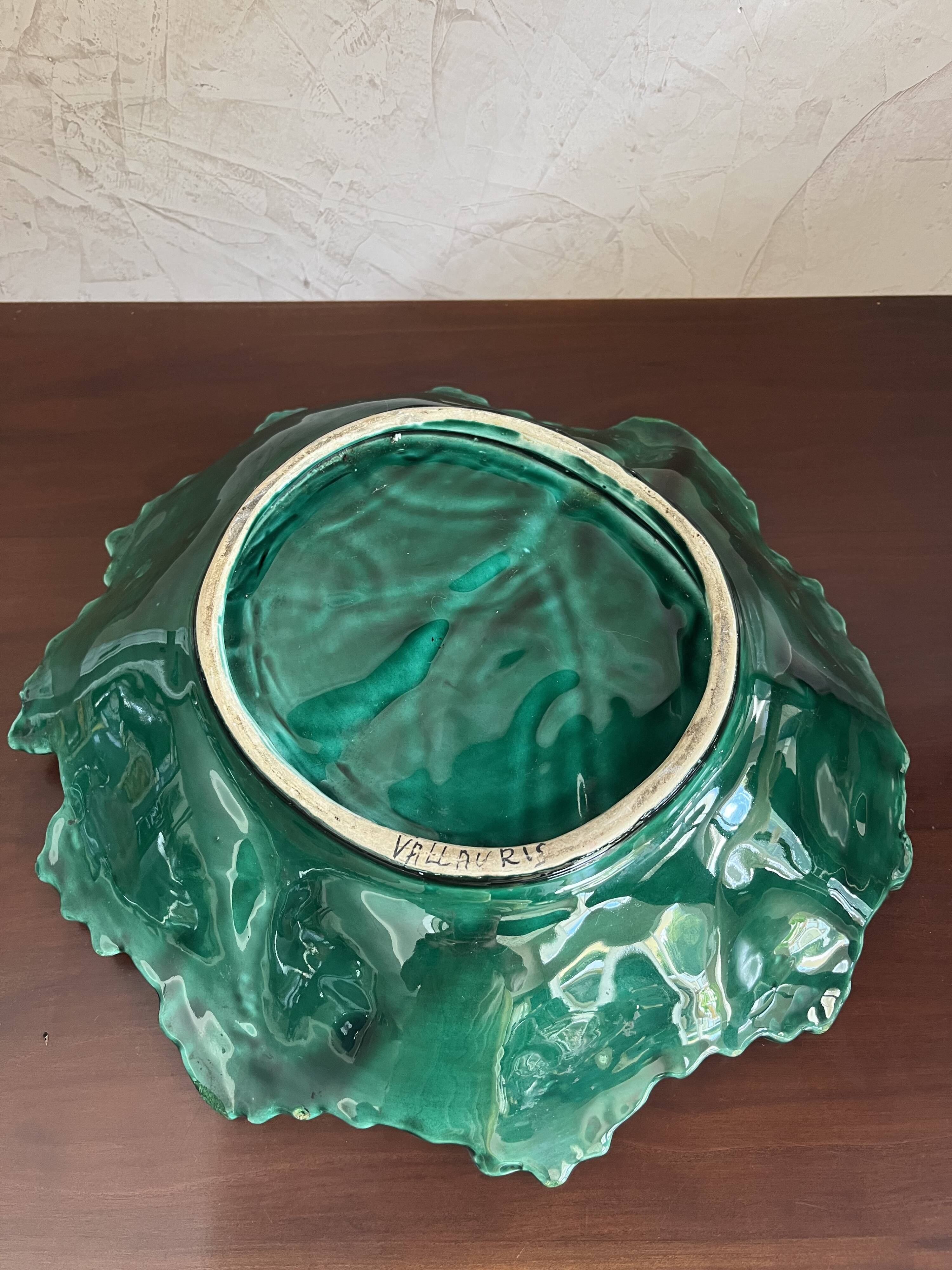 Vallauris ceramic dish