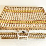 Rattan suitcase