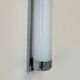 Vintage art deco wall light, chrome and opaline glass, France 1930