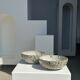 Duo of speckled ceramic bowls