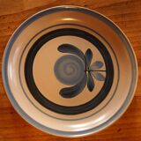 Set of 4 flat plates in Gien earthenware Angona model