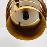 Wooden pendant lamp by Hans-Agne Jakobsson, Sweden, 1960s