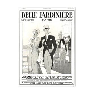 Affiche vintage années 30 belle jardiniere -30x40cm