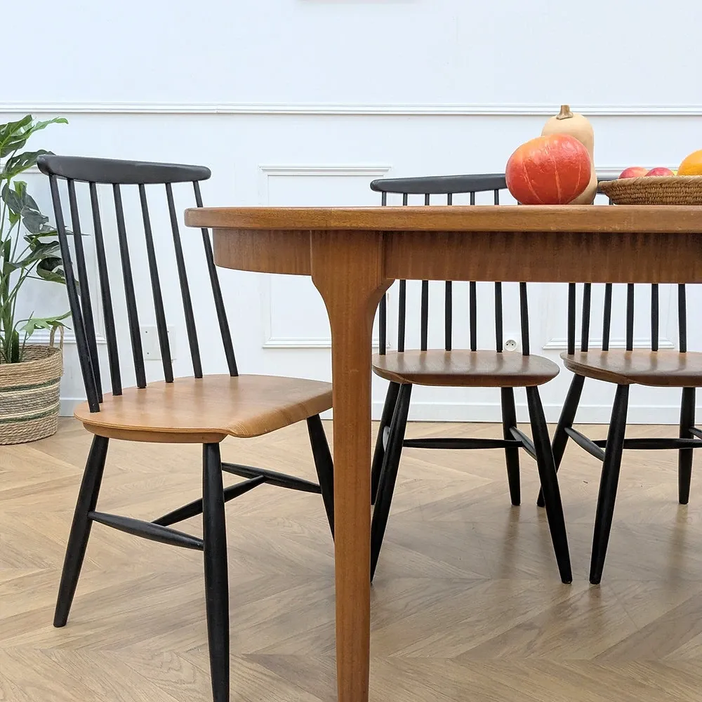 Vintage teak extendable McIntosh dining table