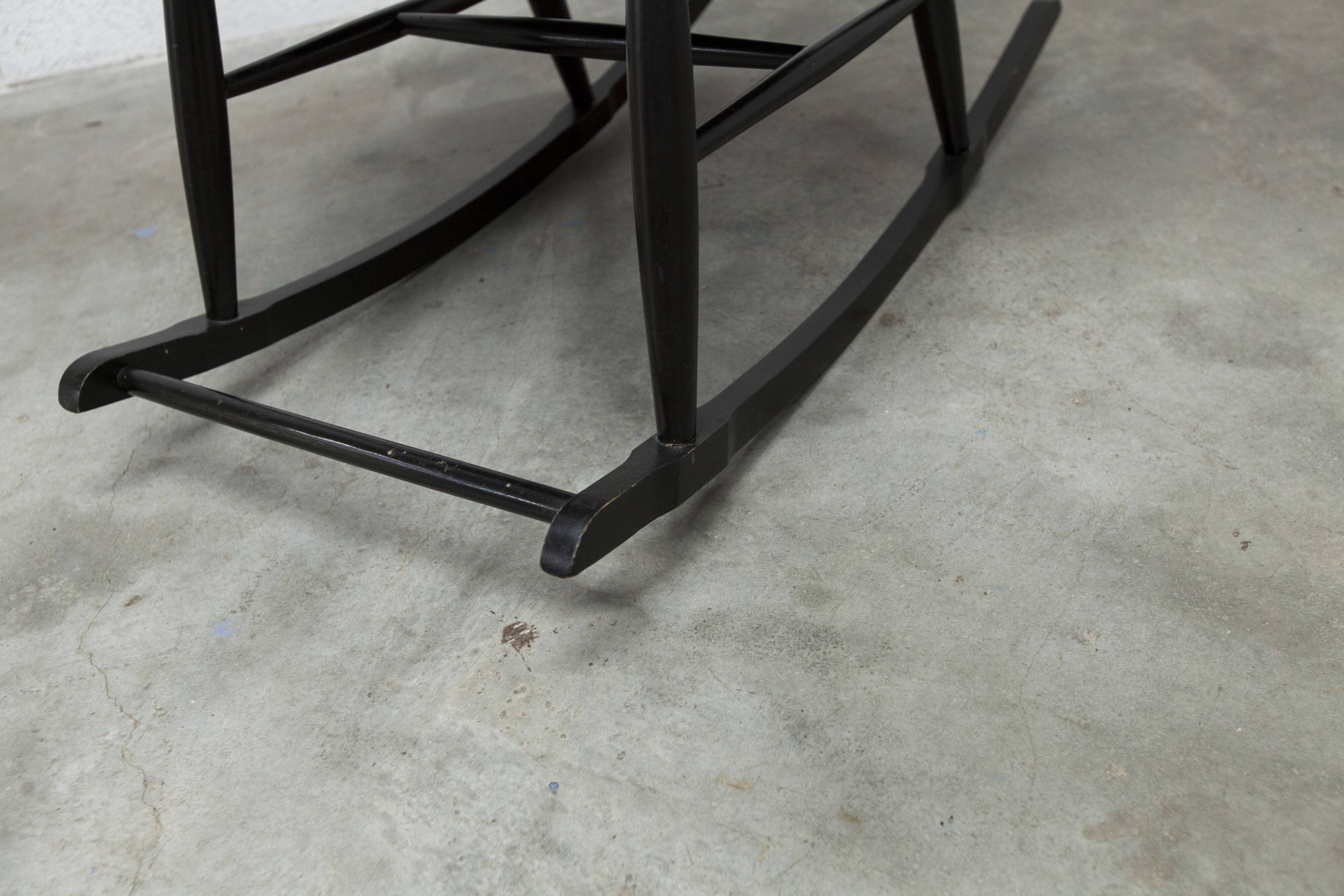 Scandinavian rocking chair tapiovaara style  1960 very good condition