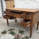 Solid wood desk