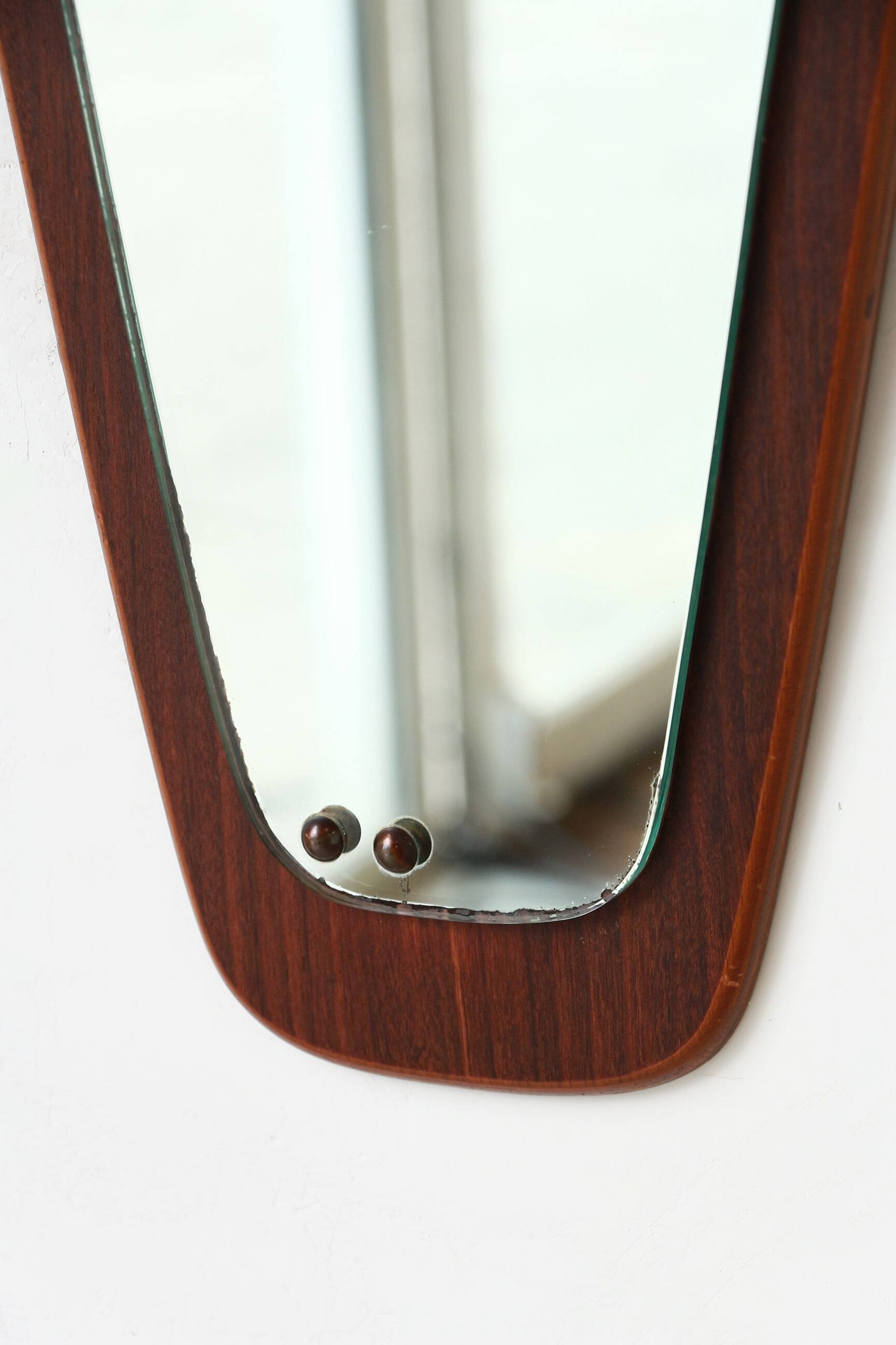Teak rearview mirror - Scandinavian 14.09.23.08