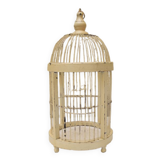 Cage à oiseau en bois