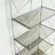 Grande bibliothèque minimaliste, modèle Isocèle, par Max Sauze, années 1970