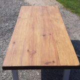 Old grey ceruse coffee table