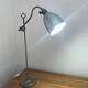 Industrial workshop lamp in metal, 1950s-60s.
