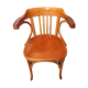 Ancien fauteuil Baumann en bois courbé