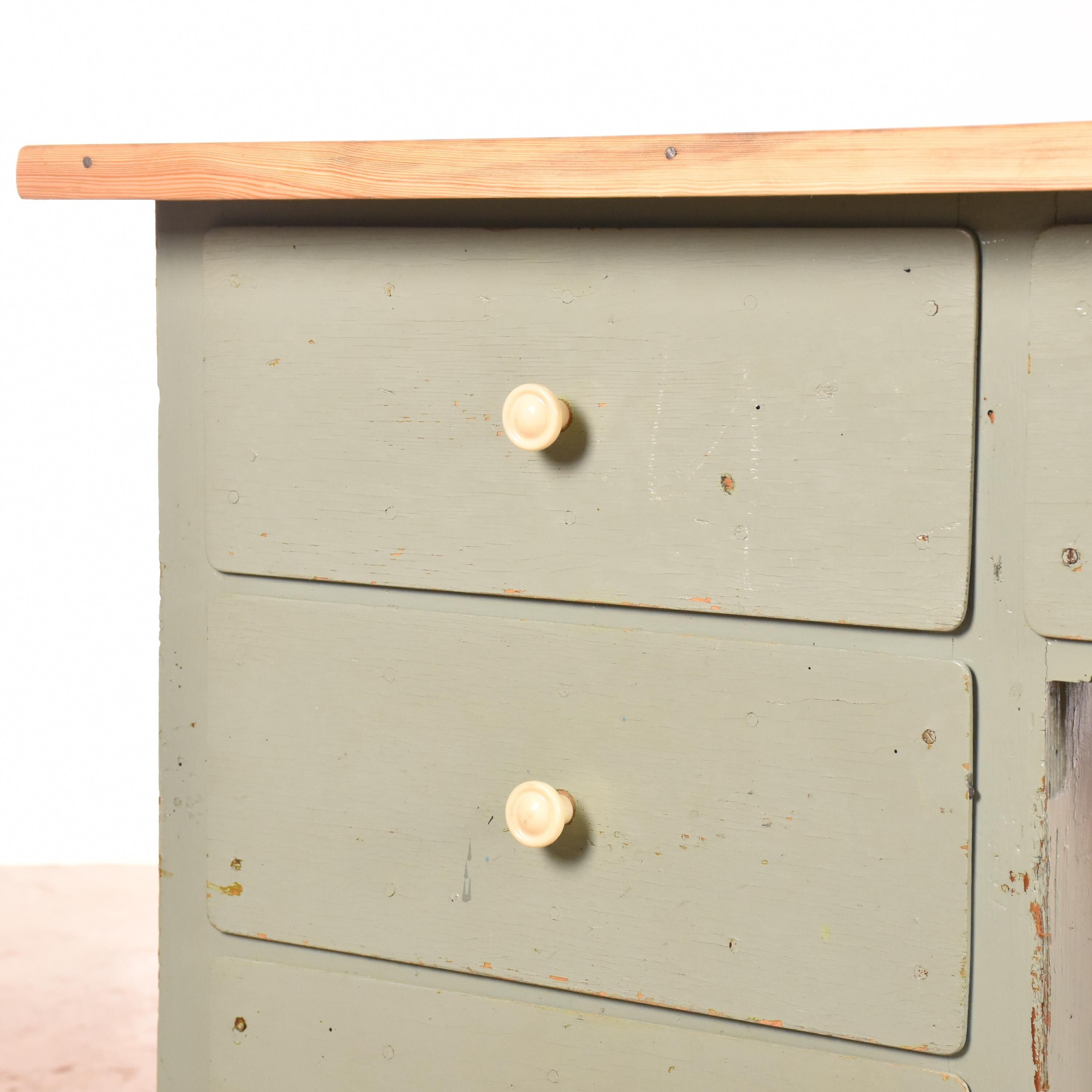 Industrial old desk Workbench