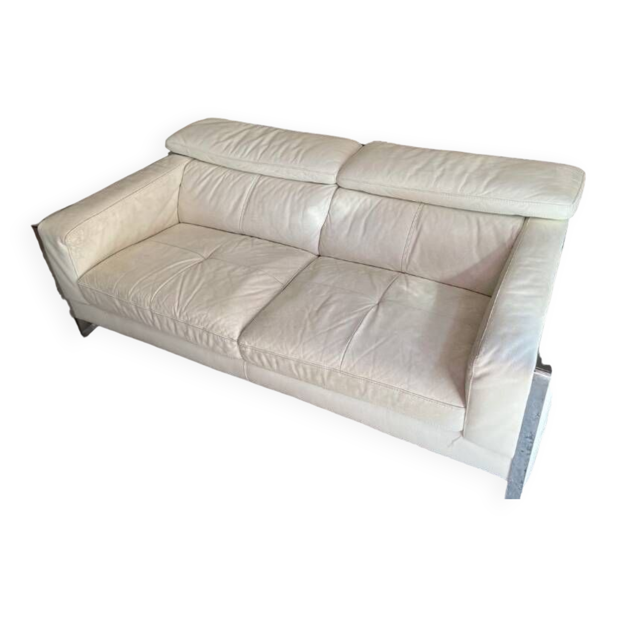 Leather sofa from the brand XXL, designer sofa.