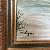 Landscape painting signed by Denise Legrix
