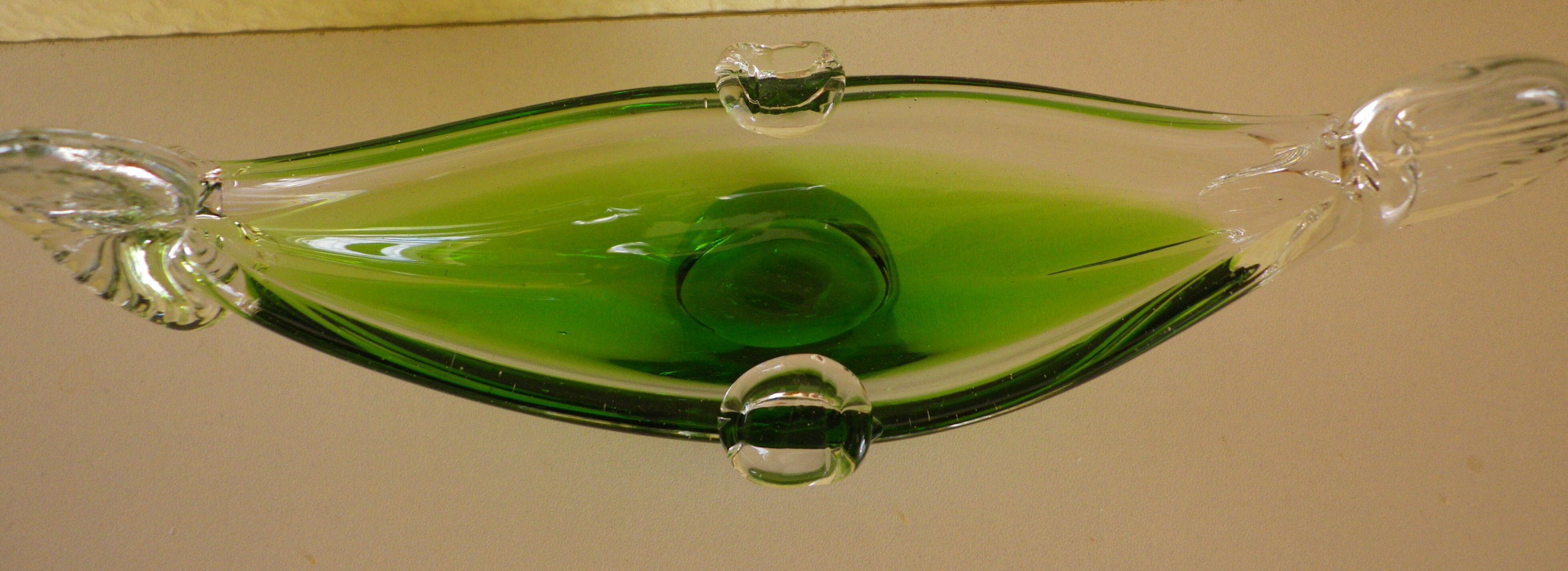 Murano glass ashtray in the shape of a gondola - Italy