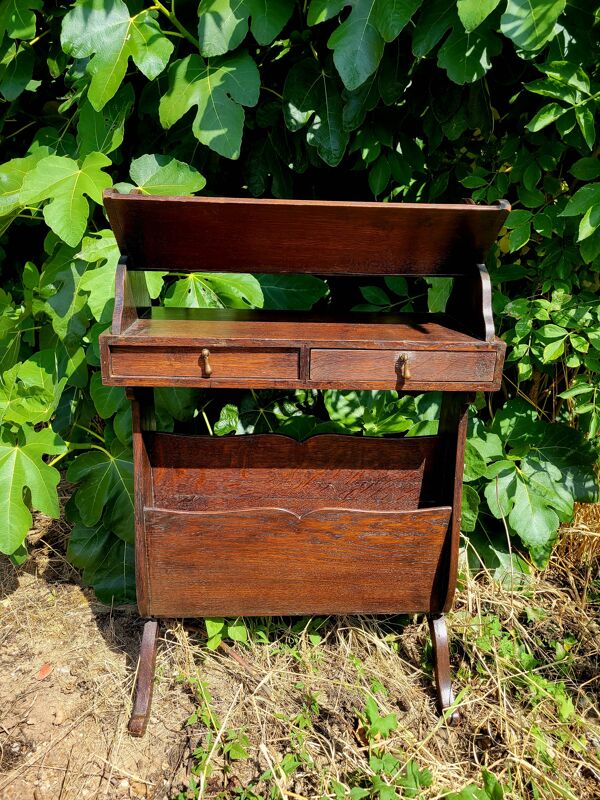 Meuble porte-revues en bois