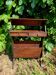 Wooden magazine rack
