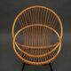 Rohe Noordwolde rattan armchair, Netherlands 1950s