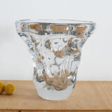 Thick crystal vase