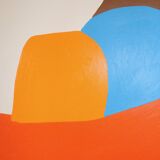 Figurative painting "in your arms" celestial