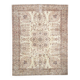 9x12 Faded Beige Large Area Vintage Persian Rug, 277x354 Cm
