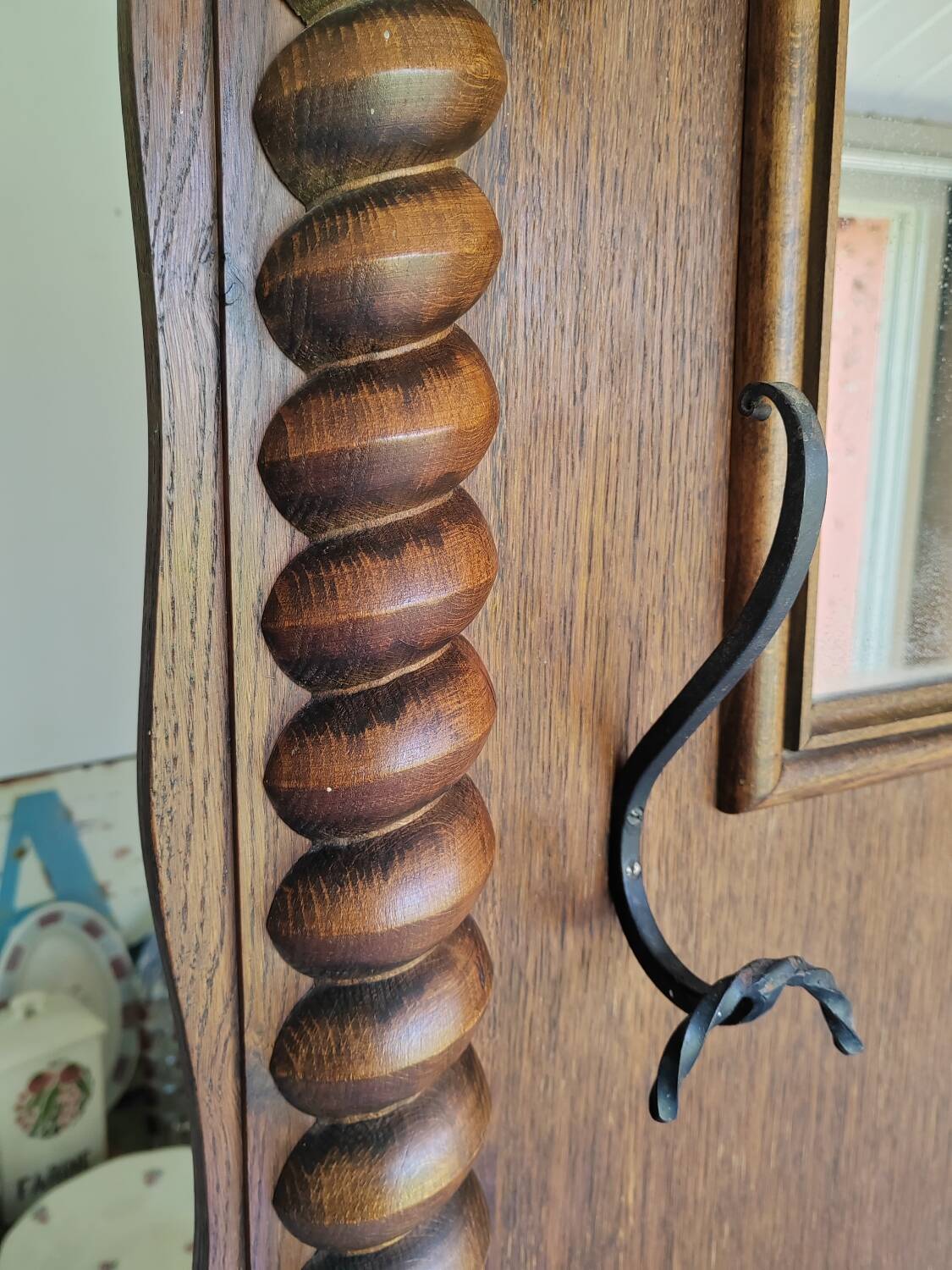 Antique vintage coat rack umbrella stand