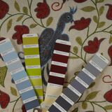 Hand-knotted rug, vintage Turkish rug 51x91 cm