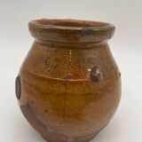 20th century glazed terracotta pitcher / jug