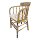 Chaise de capitaine rustique antique, 19e siècle
