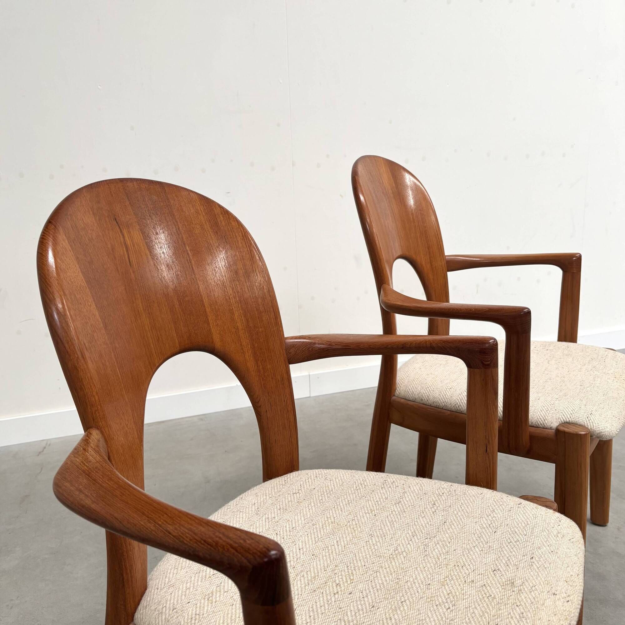6x Dining chairs by Koefoeds Hornslet, 1970s