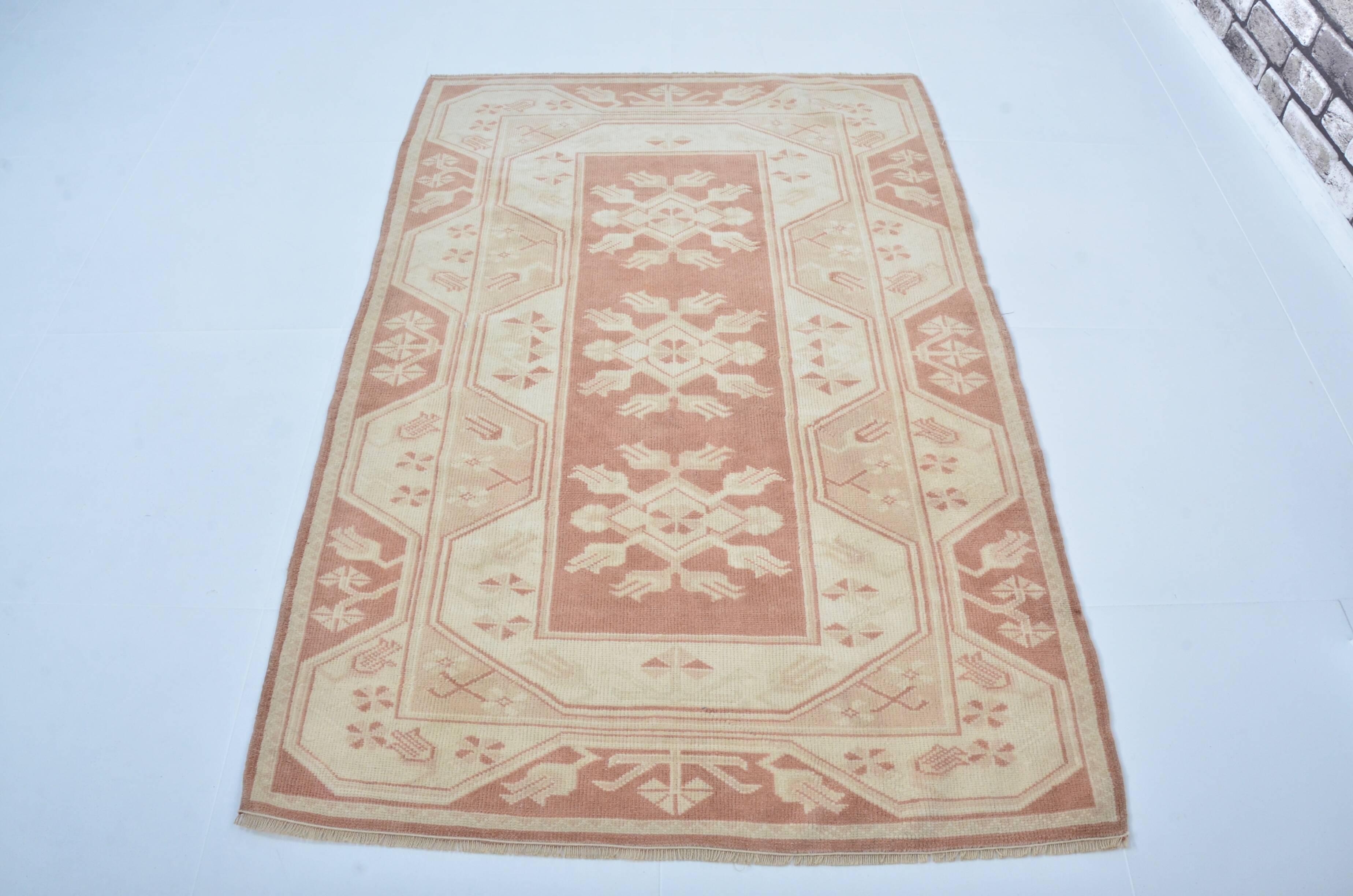 Turkish Oushak handmade rug sku 3560