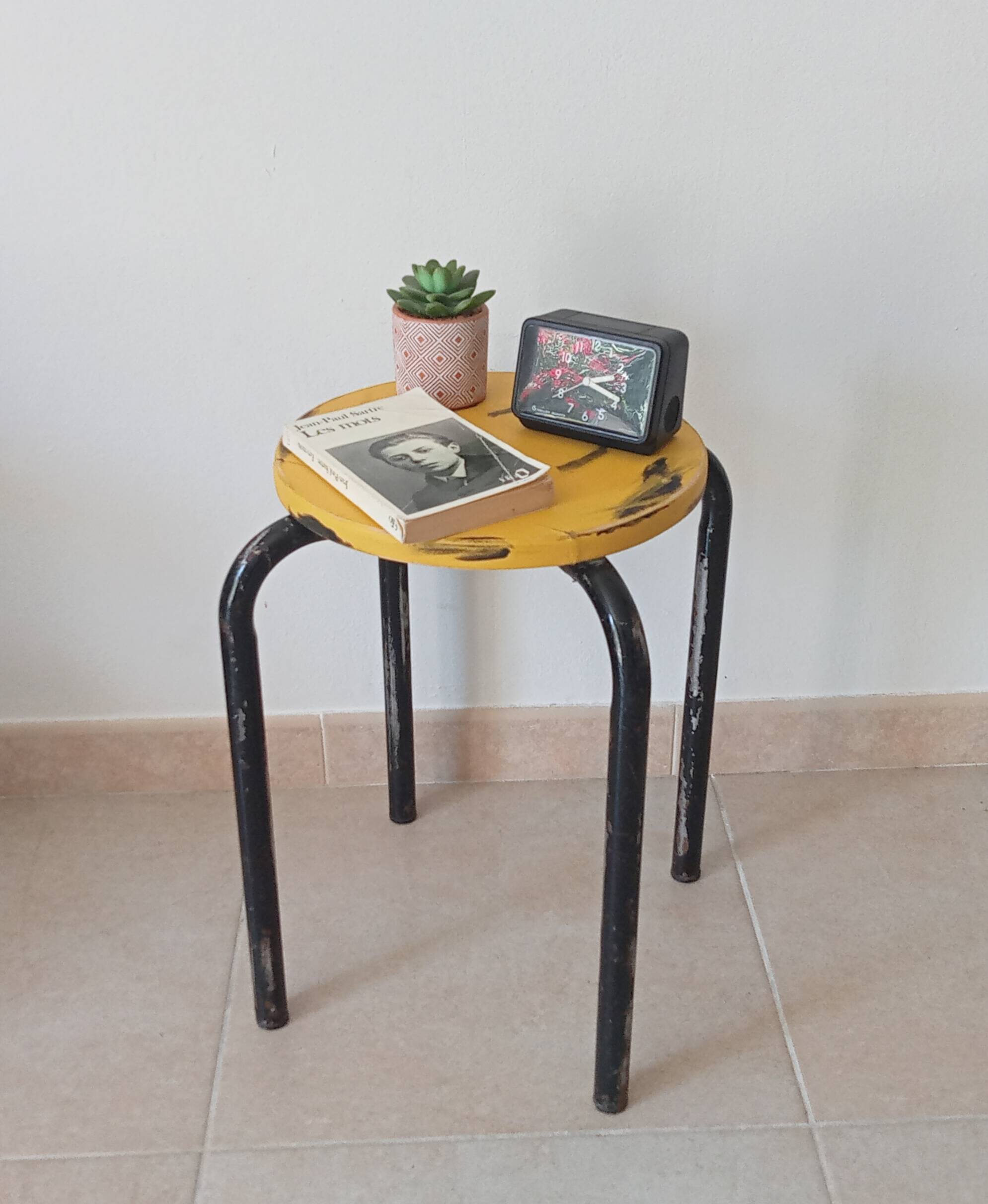 Vintage industrial stool from the 60s/70s
