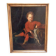 Oil painting on canvas, portrait of a young nobleman, 18th century
