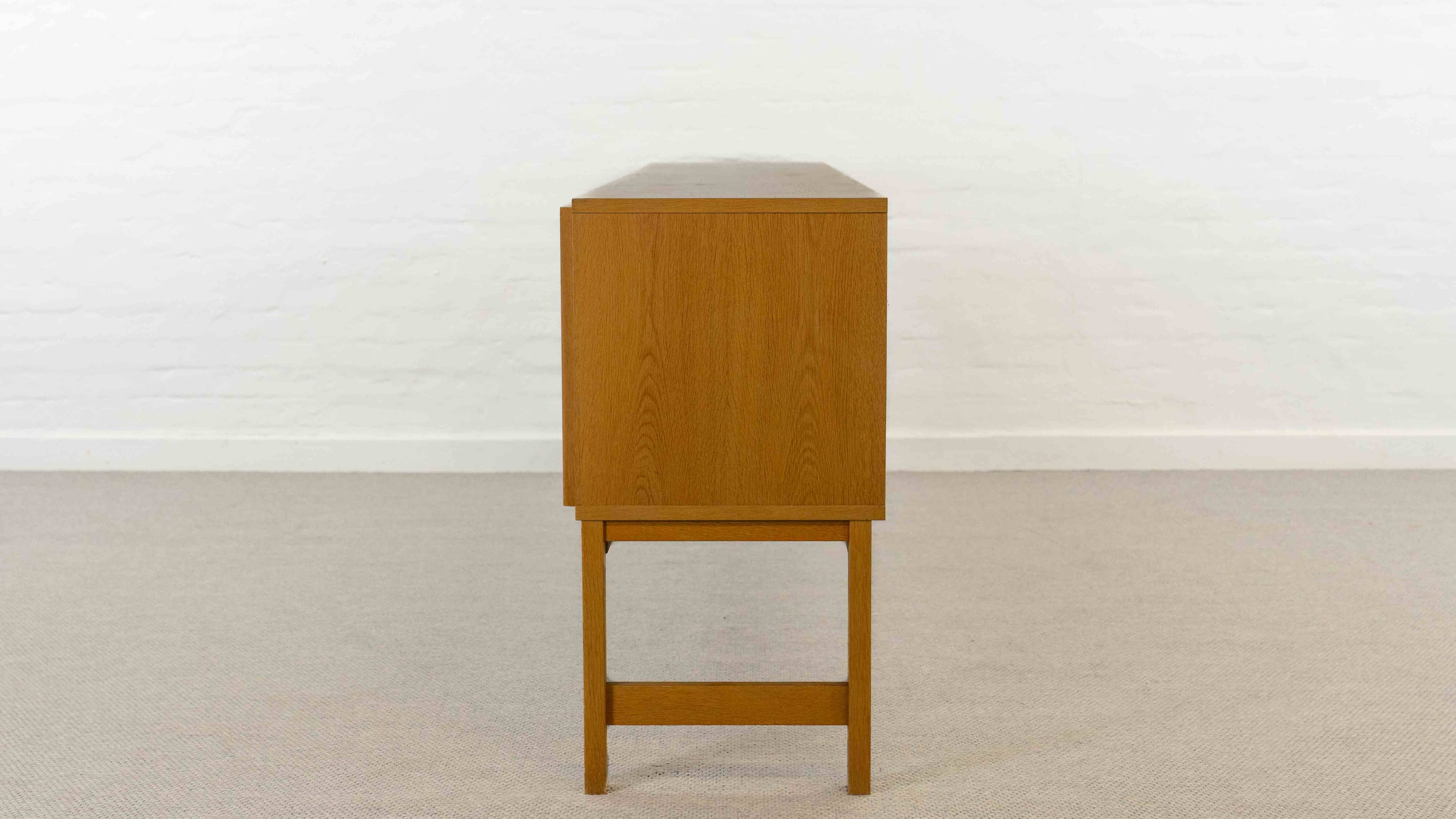 Mid-century brutalist oak sideboard