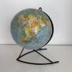 Vintage 1960 terrestrial globe by Girard Barrère - 33 cm