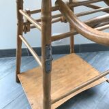 Wooden high chair for baby - Vintage
