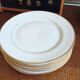 6 Villedieu porcelain dessert plates