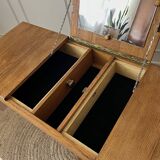 Coiffeuse vintage en chêne