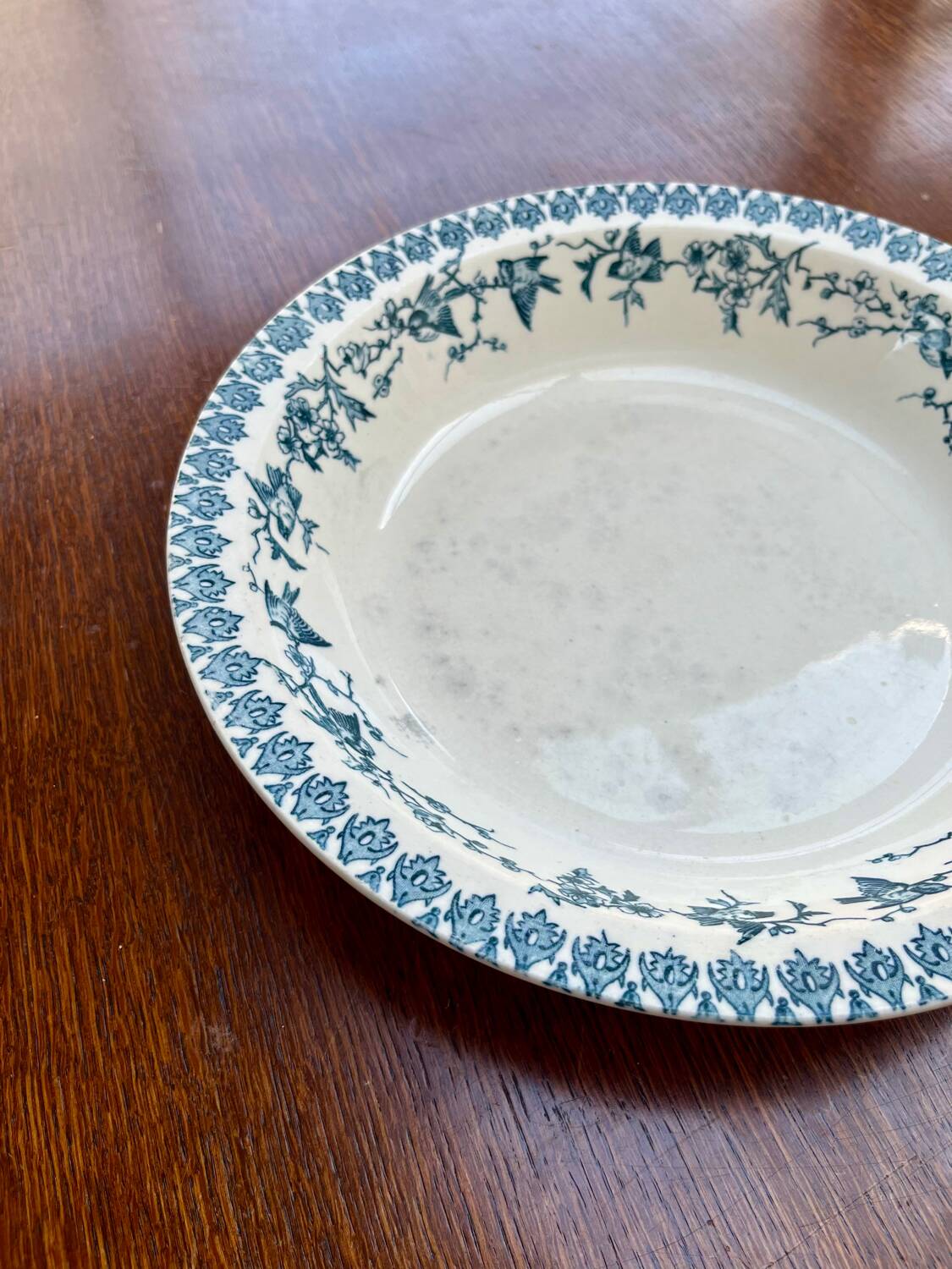 Hollow dish in iron earth