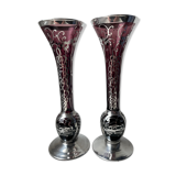 Pair of soliflorous vases