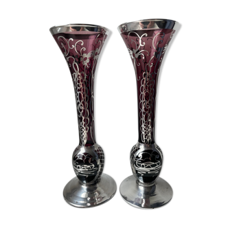 Pair of soliflorous vases