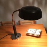 Black with chrome metal lamp, 60s