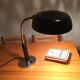 Black with chrome metal lamp, 60s