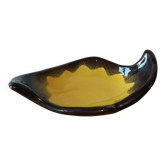 Large solar-shaped ceramic bowl, France, 1950s-1960s.