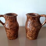 Pair of handcrafted terracotta pitchers – 3 kg each