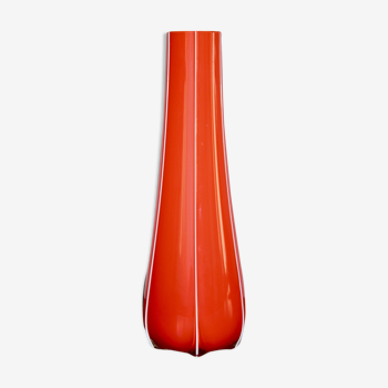 vase murano vintage orange
