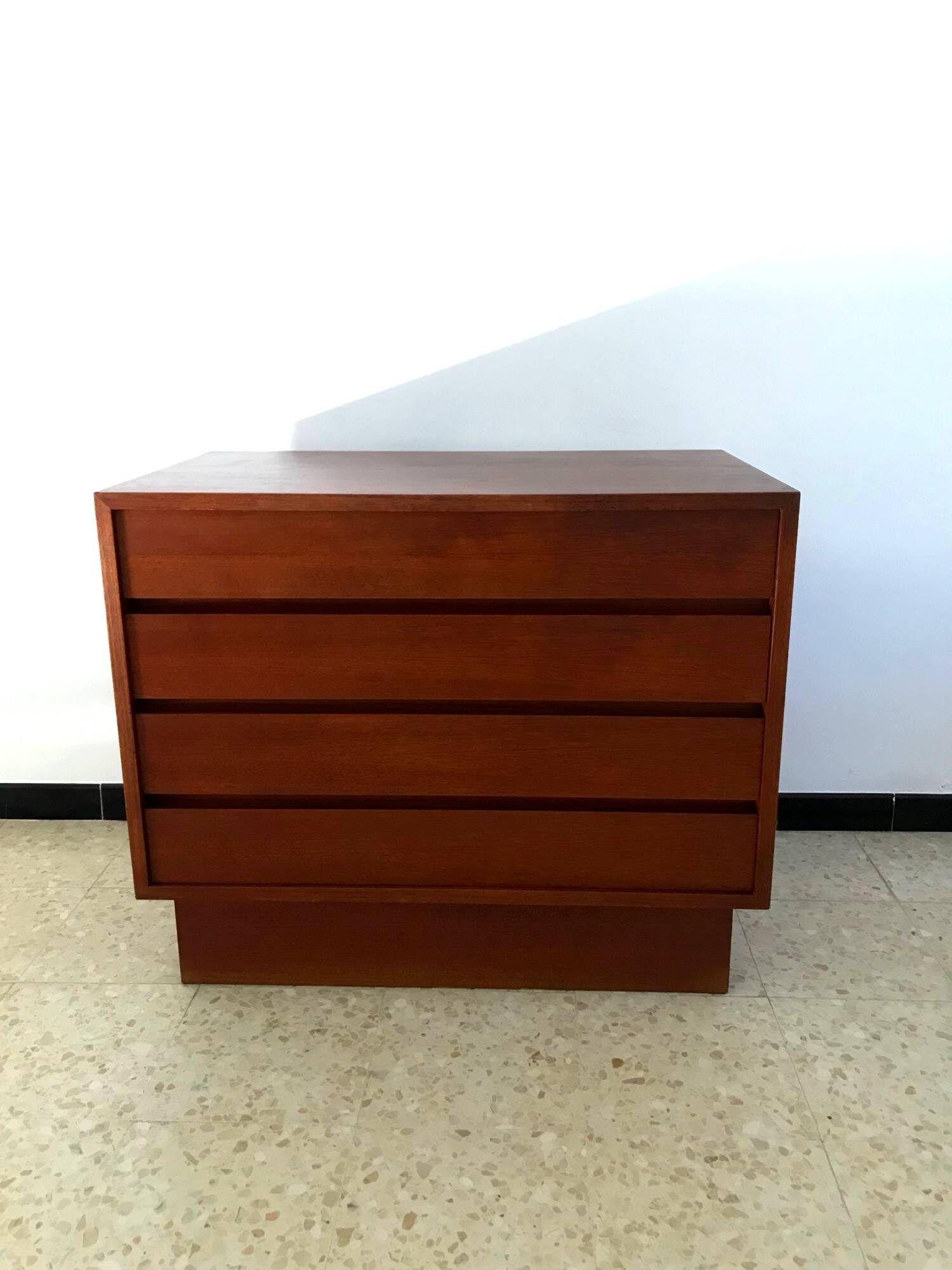 Vintage teak chest of drawers Scandinavian style 70s